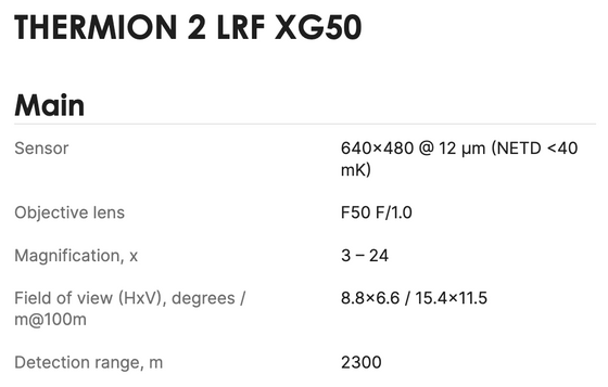 Thermion 2 LRF XG50